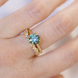 Celestial Pear Diamond Band