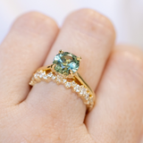 Celestial Pear Diamond Band