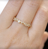 Celestial Pear Diamond Band