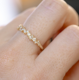 Celestial Pear Diamond Band
