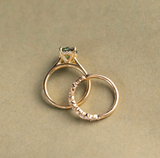 Celestial Pear Diamond Band