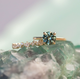 Celestial Pear Diamond Band