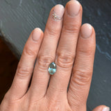 2.54CT MOVAL MONTANA SAPPHIRE, AQUA BLUE TEAL, 10.6X6.69X4.69MM, UNTREATED