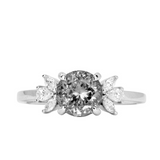 Marquise & Pear Diamond Cluster Low Profile - Setting