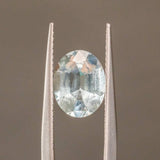 1.97CT OVAL AQUAMARINE, LIGHT SKY BLUE, 9.73X7.57X4.84MM