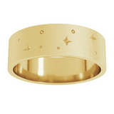 Galaxy Engraved 7mm Band