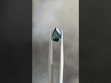 1.12CT PEAR MADAGASCAR SAPPHIRE, TEAL BLUE, 8.06X5.95MM