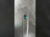 1.57CT OVAL MADAGASCAR SAPPHIRE, DEEP OCEAN BLUE TEAL, 6.86X6.10X5.12MM