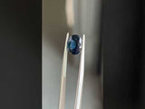 2.38CT OVAL NIGERIAN SAPPHIRE, DEEP OCEAN BLUE WITH GROWTH LINES, 8.59X6.9X4.82MM, UNTREATED