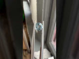 0.83CT ROUND BRILLIANT MONTANA SAPPHIRE, SOFT BLUE, 5.53X3.63MM
