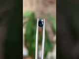 0.78CT PEAR AFRICAN SAPPHIRE, DEEP BLUE, 7.5X5X3.1MM