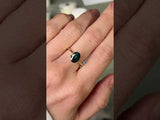 2.18CT MADAGASCAR OVAL SAPPHIRE, DEEP TEAL BLUE, 8.94X6.81X4.53MM