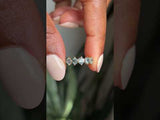 Five Stone Sapphire Band in 14K Yellow Gold
