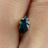 0.64CT GEOMETRIC SAPPHIRE, DEEP BLUE, 8.91X4.05MM