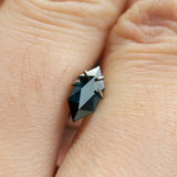 0.64CT GEOMETRIC SAPPHIRE, DEEP BLUE, 8.91X4.05MM