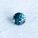 0.85CT ROUND MADAGASCAR SAPPHIRE, 5.24X5.17X4.10MM, UNTREATED
