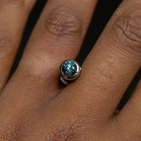 0.85CT ROUND MADAGASCAR SAPPHIRE, 5.24X5.17X4.10MM, UNTREATED