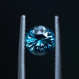 0.93CT ROUND MADAGASCAR SAPPHIRE, 5.71X5.66X3.77MM, HEATED