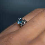 0.93CT ROUND MADAGASCAR SAPPHIRE, 5.71X5.66X3.77MM, HEATED