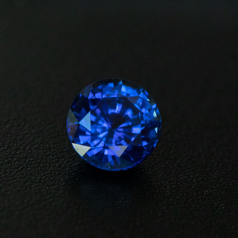 10 MM AAA+ Grade Ceylon buy Sapphire Faceted Round Cut Loose Gemstone, Fine Quality Sapphire, For Making Jewelry &Ring 5.70 Ct