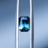 1.32CT RADIANT CUT MADAGASCAR SAPPHIRE, 7.30X5.24X3.73MM, UNHEATED