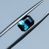 1.32CT RADIANT CUT MADAGASCAR SAPPHIRE, 7.30X5.24X3.73MM, UNHEATED