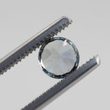 1.48CT ROUND MONTANA SAPPHIRE, COLOR SHIFTING SILVER PURPLE GREY, 6.3MM