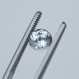 1.69ct Silver Blue Grey Montana Sapphire Double Prong Solitaire Ring in 14k Rose Gold