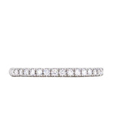Straight Diamond Wedding Band Pavé Set Diamond Women's Wedding Band