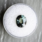 3.54CT OVAL SPINEL, COLOR SHIFTING GREY BLUE GREEN TO PURPLE, 10.6X9.01X5.20MM