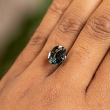 3.54CT OVAL SPINEL, COLOR SHIFTING GREY BLUE GREEN TO PURPLE, 10.6X9.01X5.20MM