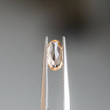 0.89CT OVAL MONTANA SAPPHIRE, PEACH, 8X4.5X2.79MM