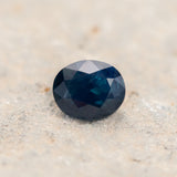 2.15CT NIGERIAN OVAL SAPPHIRE, COBALT BLUE, 8.31X6.96X4.64MM, UNTREATED