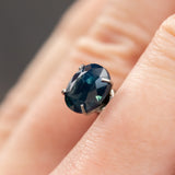 2.15CT NIGERIAN OVAL SAPPHIRE, COBALT BLUE, 8.31X6.96X4.64MM, UNTREATED