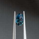 0.89CT OVAL NIGERIAN SAPPHIRE, DEEP OCEAL BLUE, 6.96X4.93MM, UNTREATED