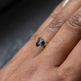 0.89CT OVAL NIGERIAN SAPPHIRE, DEEP OCEAL BLUE, 6.96X4.93MM, UNTREATED