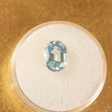 1.97CT OVAL AQUAMARINE, 9.73X7.57X4.84MM