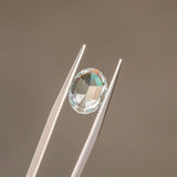 1.97CT OVAL AQUAMARINE, 9.73X7.57X4.84MM