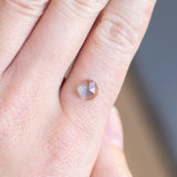 0.81CT ROUND ROSECUT MONTANA SAPPHIRE, ICEY LIGHT BLUE, 6.52X2.28MM0.81CT ROUND ROSECUT MONTANA SAPPHIRE, ICEY LIGHT BLUE, 6.52X2.28MM