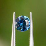 1.03CT ROUND NIGERIAN SAPPHIRE, DEEP OCEAN BLUE, 6.15X3.81MM, UNTREATED
