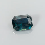 3.48CT MADAGASCAR RADIANT CUT SAPPHIRE, DEEP OCEAN BLUE, 9.90X7.67X4.85MM