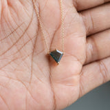 1.07ct Geo Sapphire Necklace in 14k Yellow Gold