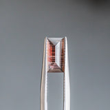 0.93CT Baguette Sunstone, Cranberry Red, 9.99x4.95x2.35MM