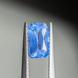 1.68CT Scissor Cut African Sapphire, Silky Periwinkle Blue, 8.35x5.27x3.88MM