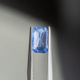 1.68CT Scissor Cut African Sapphire, Silky Periwinkle Blue, 8.35x5.27x3.88MM