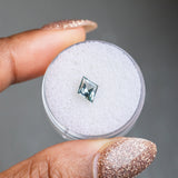 0.74CT Kite Montana Sapphire, Grey Denim Blue, 8.11x6.21x2.97MM, UNHEATED