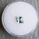 0.74CT Kite Montana Sapphire, Grey Denim Blue, 8.11x6.21x2.97MM, UNHEATED