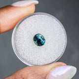 1.57CT OVAL MADAGASCAR SAPPHIRE, STORMY BLUE GREY, 6.86X6.10X5.12MM