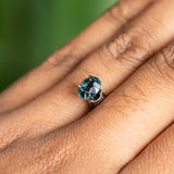 1.57CT OVAL MADAGASCAR SAPPHIRE, STORMY BLUE GREY, 6.86X6.10X5.12MM