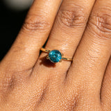 1.55CT Roval Sri Lanka Sapphire, Bright Teal, 6.53x4.72MM